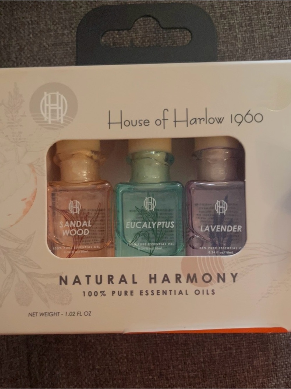 House of Harlow 1960 Natural Harmony Essential Oil Trio